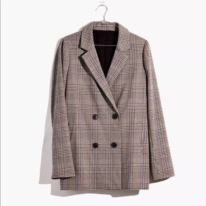 Caldwell Double-Breasted Blazer in Menswear Plaid